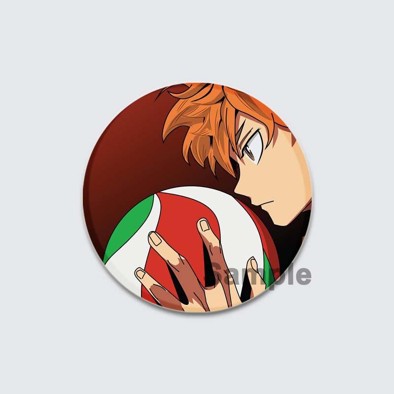 32/44/58 мм значки с героями мультфильмов Аниме Haikyuu!! Значок Манга Фигурки Значки Значок Рюкзак Одежда Украшения Броши для Сумки DIY Аксессуары