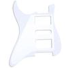 Musiclily Pro 11-Hole HSH ST-Type Pickguard for USA/Mexico Stratocaster Electric Guitars, White Pearl 4-Piece Set
