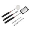 Telescoping Magnetic Pickup Tool Set Magnetic Pickup Wand 360 Degree Inspection Mirror and LED Flashlight