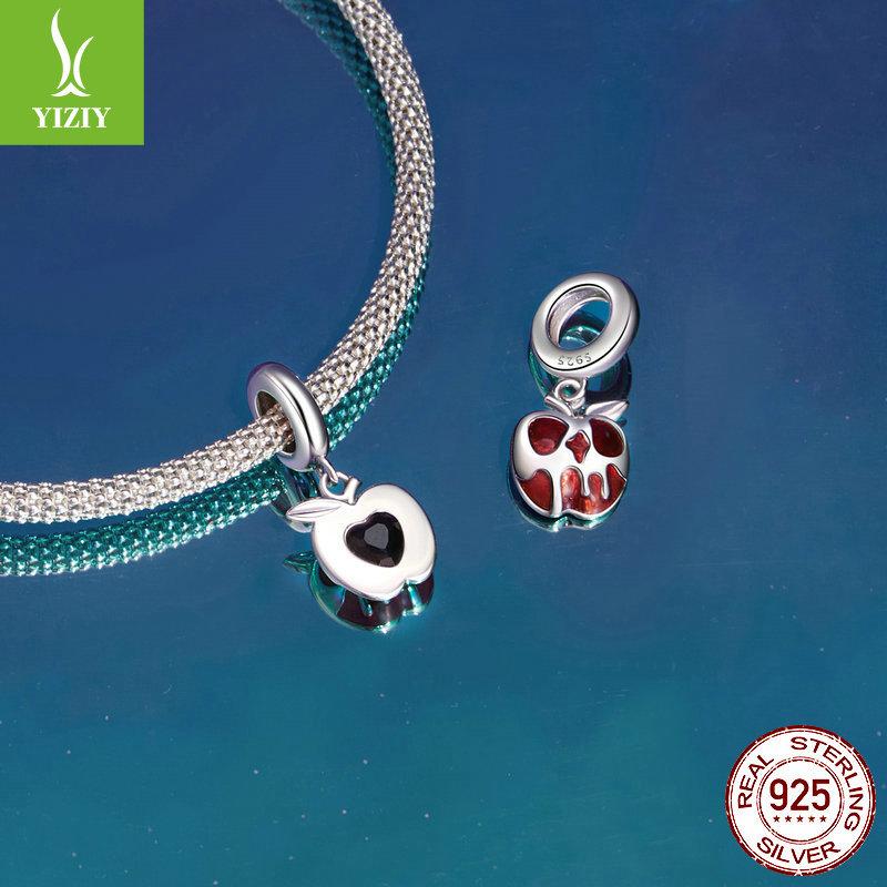 Серия Магия Отравленное Яблоко DIY Подвеска Аксессуары, Темный Ветер Серебро S925 Браслет с Бусинами