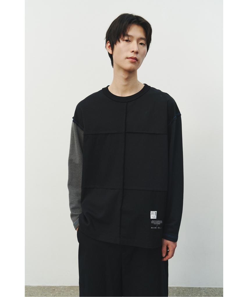RECODE Checkerboard Woven Top_Rktas25614Bkx