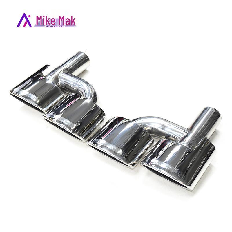 Накладка на глушитель выхлопной трубы в стиле AMG для Mercedes C-Class W204 - Нержавеющая сталь