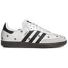 adidas Samba OG белые цветочные вышитые женские кроссовки IF4398