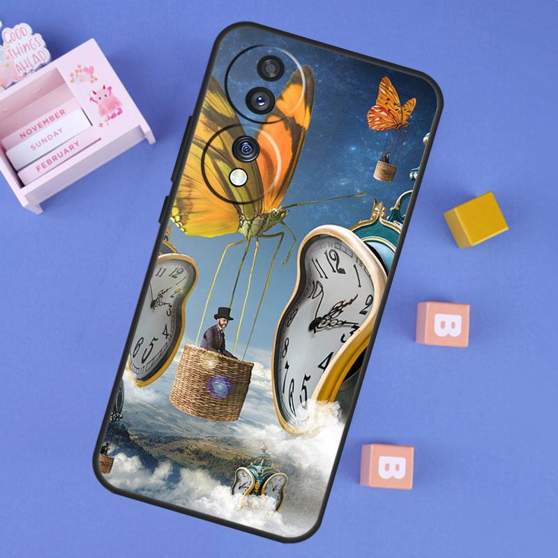 Чехол для телефона Salvador Dali для Honor 200 400 Lite 50 70 90 X9a X9b X9c X9d X8b X8c Win RT Magic 7 5 6 8 Pro