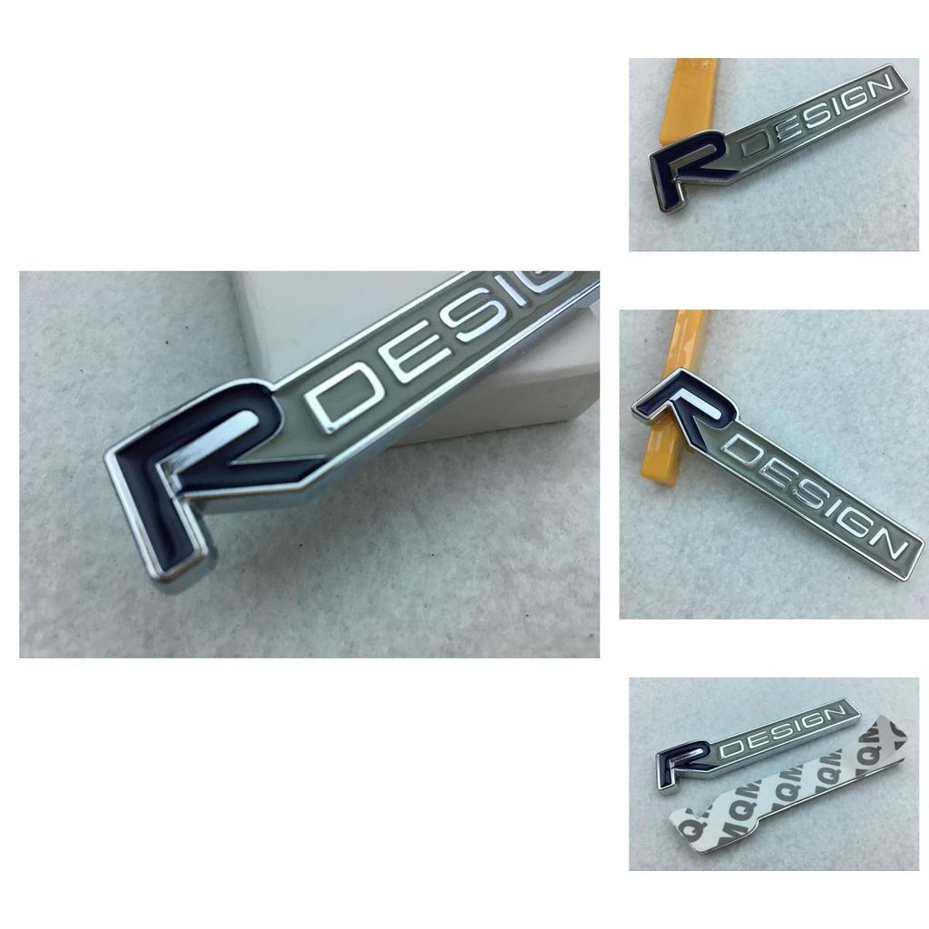 Премиальный 3D Металлический R Design Эмблема-значок с буквой R Наклейка на автомобиль для Volvo Xc60 X