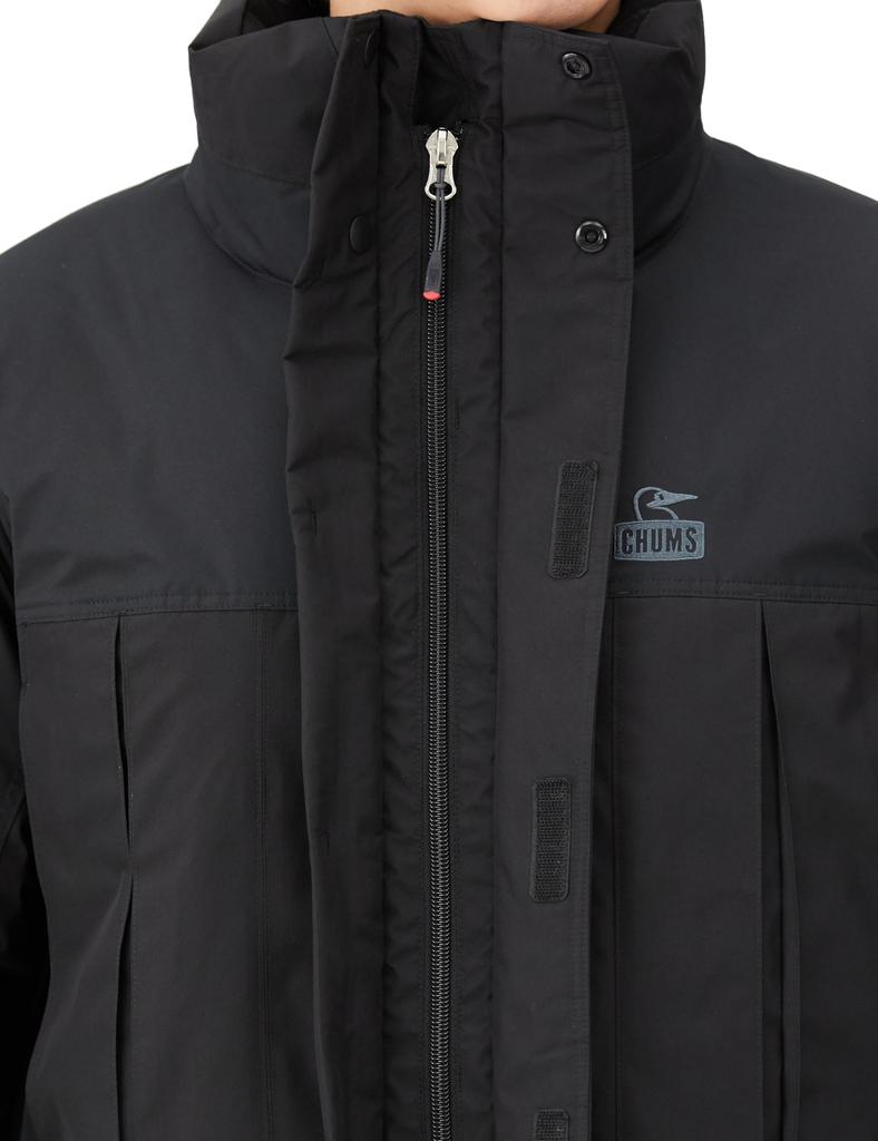 Outerwear WINDSTOPPER Down Jacket Black L [Chums] Gore-Tex Men's