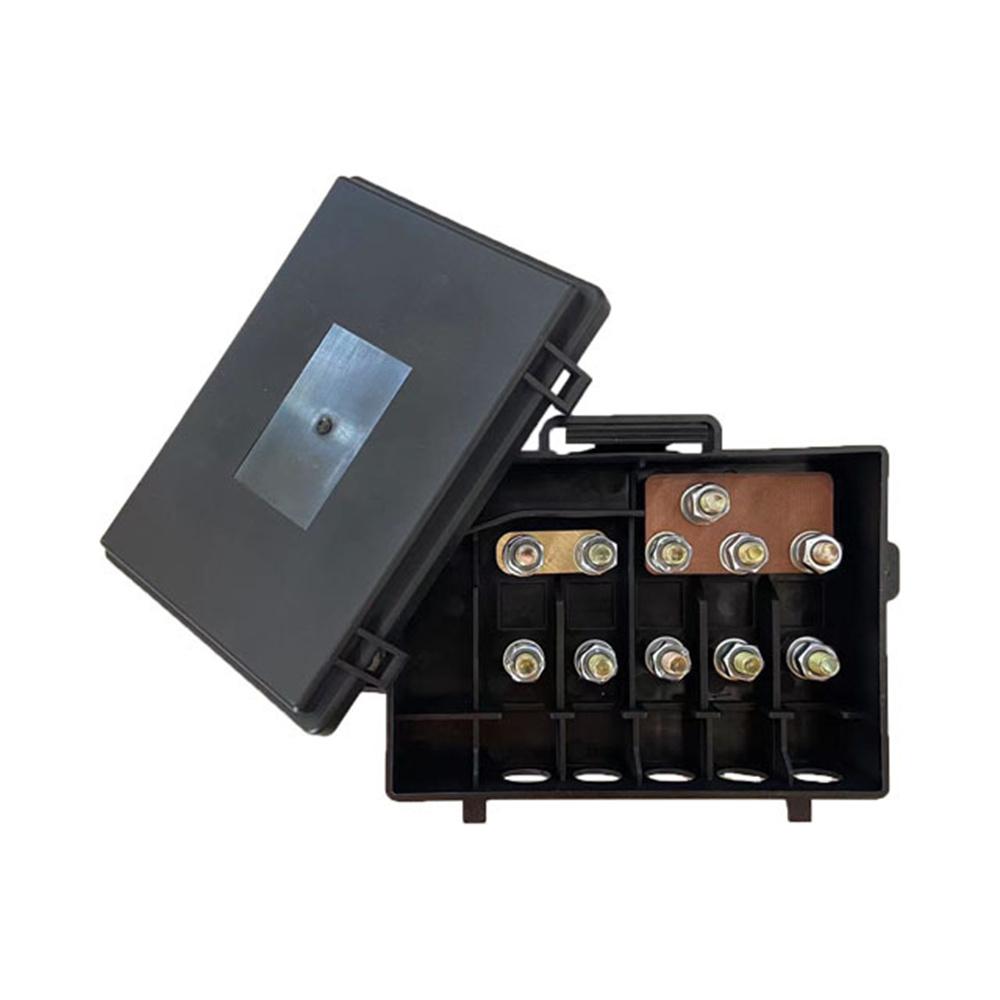 Распределительный блок 5-ходовая шина держатель предохранителя 25А-500А 32В DC Автоаксессуары