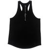 New Sports Vest Men'S Loose Summer Pure Cotton Fitness And Bodybuilding Quick Drying Sleeveless Shoulder White Base Shirt Sleeveless T-Shirt