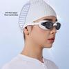 ANTA Silicone Swimming Cap, Large Size, Waterproof, for Long Hair, Ear Protection, Blue, One Size