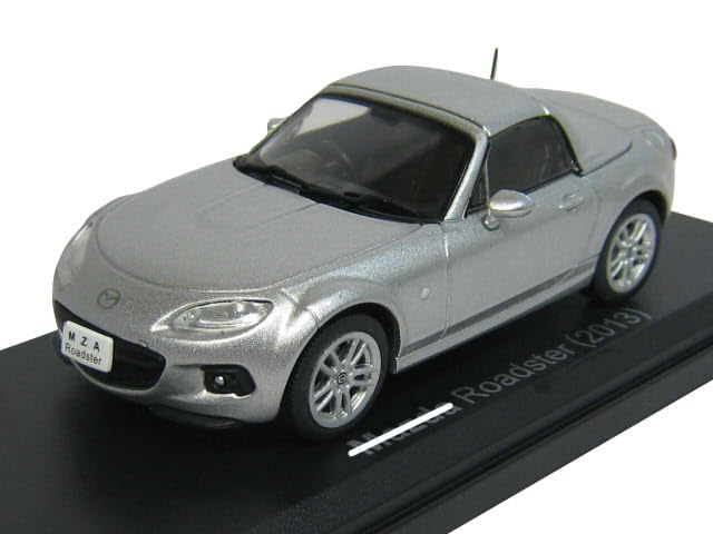 IXO Mazda Roadster 2013 3rd Generation Silver 1/43 DBA-NCEC