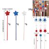 Day Independence Star Shape Fairy Stick Hanging Decorations Event Props Party