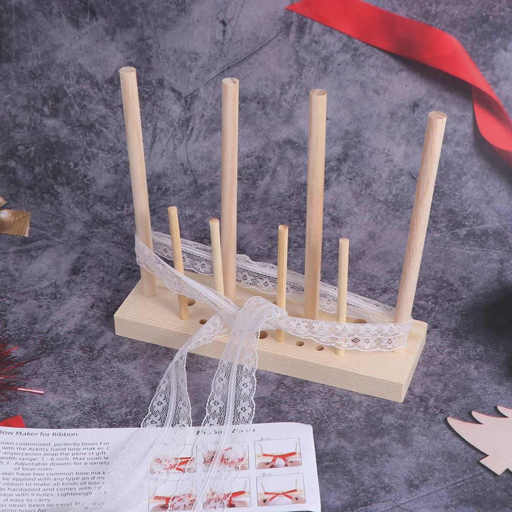 Multi Size Ribbon Bow Maker Board Sticks Bow Making Tool Ribbon Wreath Maker Holiday Wreaths