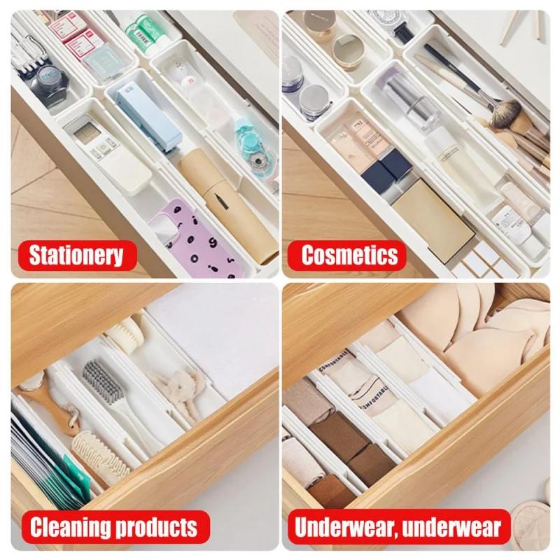 1pc Adjustable Kitchen Drawer Organizer Suitable for Storage of Knives,Forks and Spoons/Desk & Drawer Organizer for Home Storage