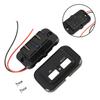 QC 3.0+PD 12V-24V Светодиодная двойная USB розетка-прикуриватель Автомобильная Быстрая зарядка Розетка питания Сенсорный переключатель