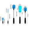 Stainless Steel Water Bottle Cleaning Brush Set Nylon Long Handle Bottle Cleaner Set   Straw