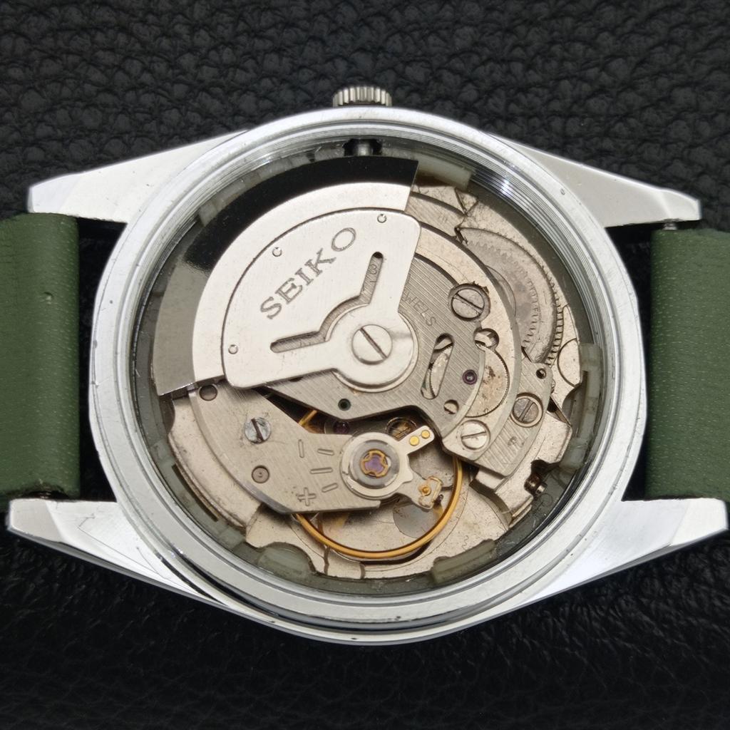 АВТОМАТИЧЕСКИЕ ВИНТАЖНЫЕ ВОССТАНОВЛЕННЫЕ SEIKO 5 6309A ЯПОНИЯ МУЖСКИЕ ЗЕЛЕНЫЕ ЧАСЫ a442822-1