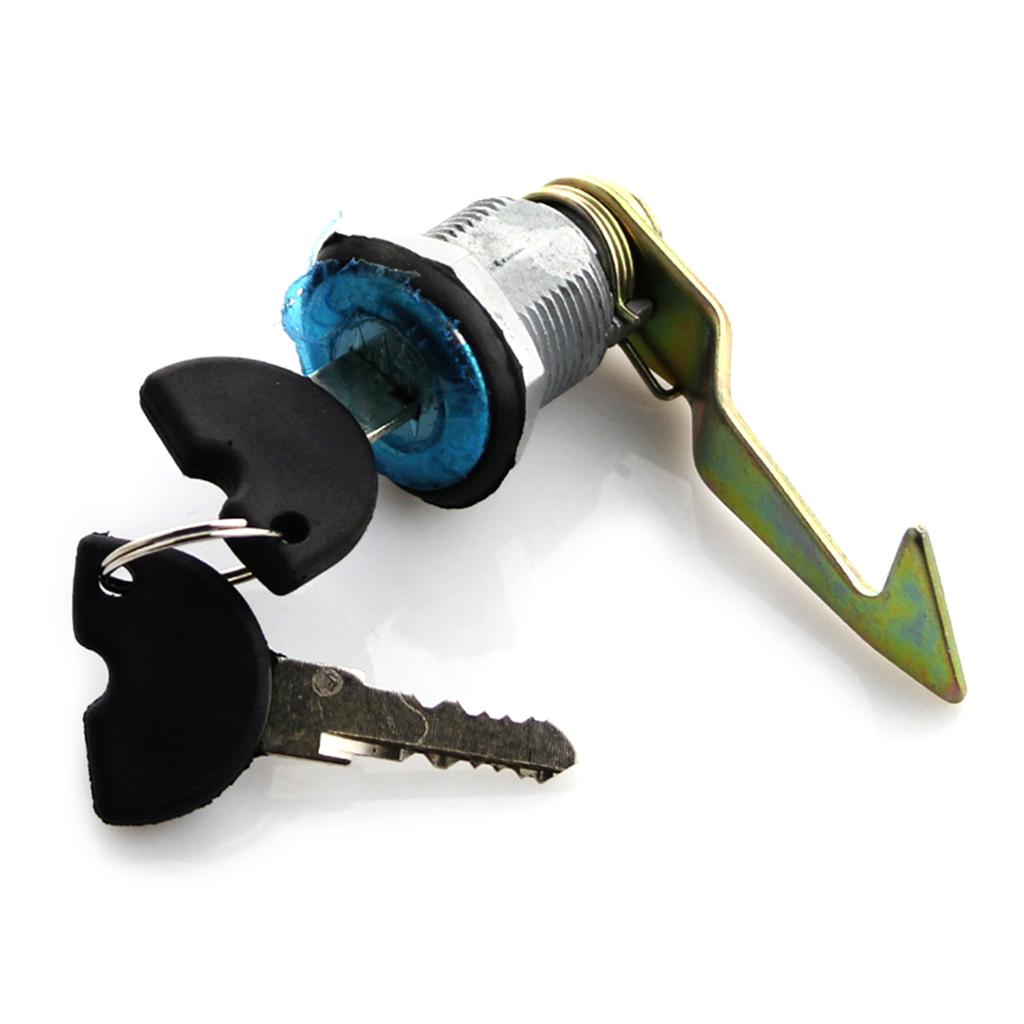 For A8 Queen for Turtle Electric Moto Motorcycle Rear Trunk Lock With 2 Keys CNC Scooter Motocross Tail Box Lock