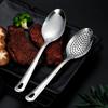 304 Stainless Steel Strainer Spoon Perforated Food Scoop Quality Serving Spoon  Household