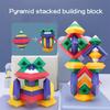 15/30 шт./набор детских строительных блоков, игрушка, цветная форма, познавательная пирамидка для малышей