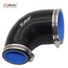 EPLUS Universal Silicone Tubing Hose 90Degrees Big To Small Connector Reducer Car Intercooler Turbo Intake Pipe Silica Gel Black