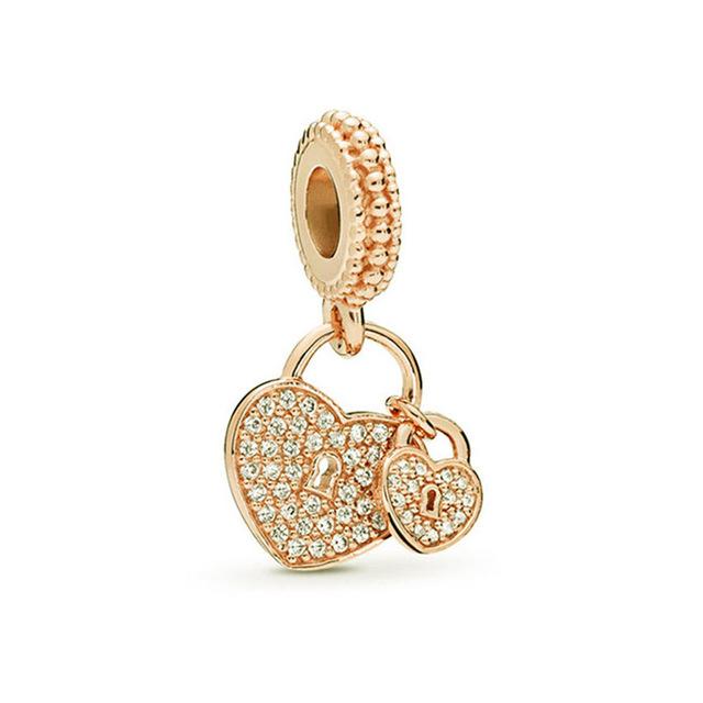 New Gold Plating Bee Family Tree Snake Pine Nuts Charms Beads Fit Original Pendant Bracelet Diy Fashion Woman Jewelry