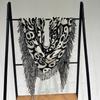 New Tassel Scarf for Women Leopard Print Autumn and Winter New Wool Blended Triangle Scarf Shawl Retro Fashion Shawl