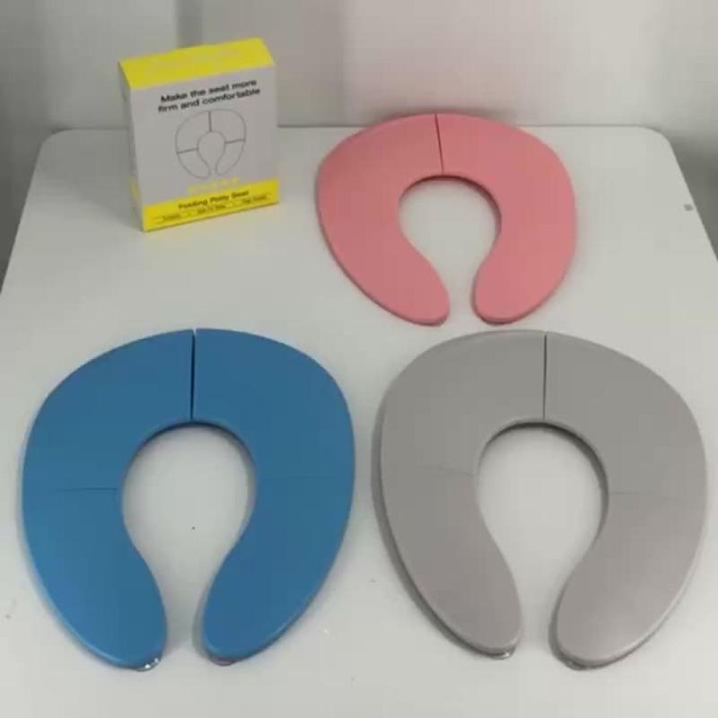 Portable & Foldable Youngsters Potty Seat with Non-Slip Suction Cups - Fit for Travel, Boys & Girls RV Toilets