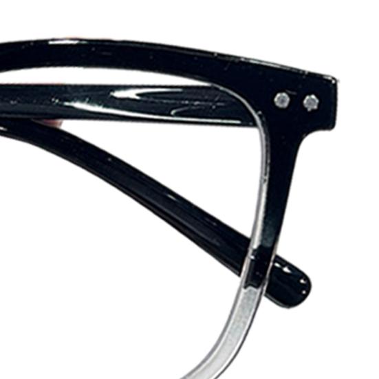 Очки унисекс с блокировкой синего света, большая овальная оправа в стиле ретро, ​​четкий обзор, прочный шарнир с полями, защита глаз, прозрачные очки с синим светом, очки