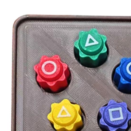 1 Set Korean Traditional 5 Stone Pebbles Game Set Enhance Hand-Eye Coordination Portable Sieve Set with Chassis