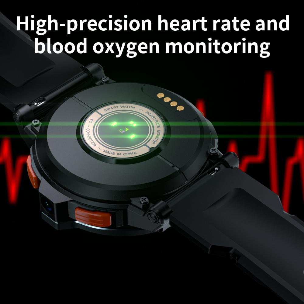 LOKMAT APPLLP 6 PRO Android 4G Смарт-часы-телефон Полный круглый сенсорный экран Двойная камера GPS Wi-Fi Вызов Wacth Монитор сердечного ритма