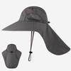 2023 Neck Protection Shawl Sun Hat for Men Women Wide Brim Fishing Hiking Bucket Hat Summer Outdoor UV Anti  Visor Cap