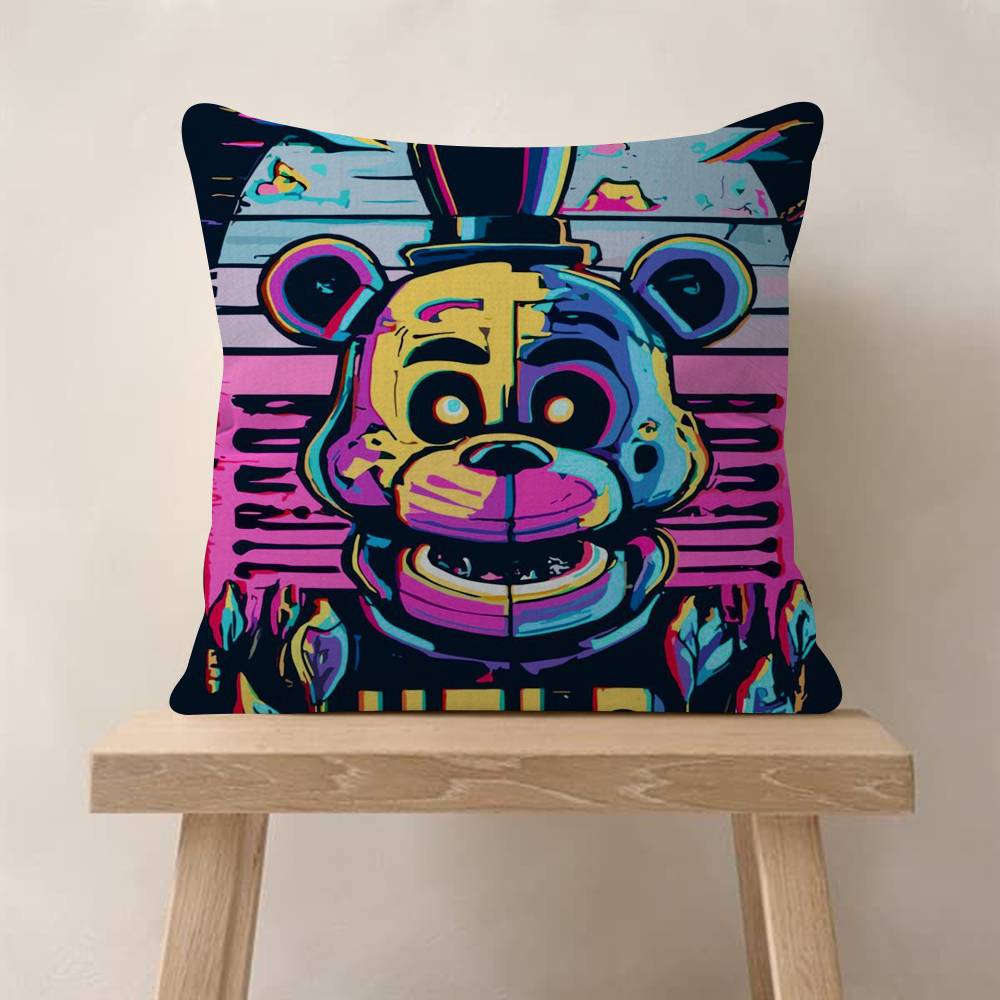 Подушка с принтом из игры Five Nights At Freddy's Наволочка мультяшная Подарок Чехол для подушки Спальня Дом Диван Стул Сиденье Декор наволочка