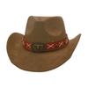 Newwestern Cowboy Hat Resort Style Performance Stage Jazz Hat Men And Women Niche Ethnic Style Top Hat
