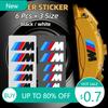 New 6PCS Car Brake Decorative Stickers Wheel Hub Styling Decals Accessories For BMW M X1 X3 X5 X6 X7 E30 E90 M3 E84 E83 F25