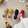 Fashion Women's Flats Summer Breathable Hollow Out Sandal Retro French Roman Shoes for Women Comfort Casual Flat Sandals Sandalias Mujer