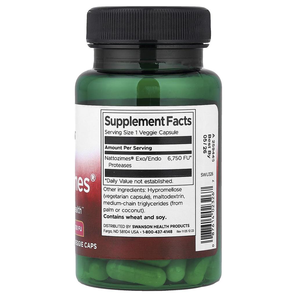 Nattozimes®, 195Mg, 60 Veggie Capsules