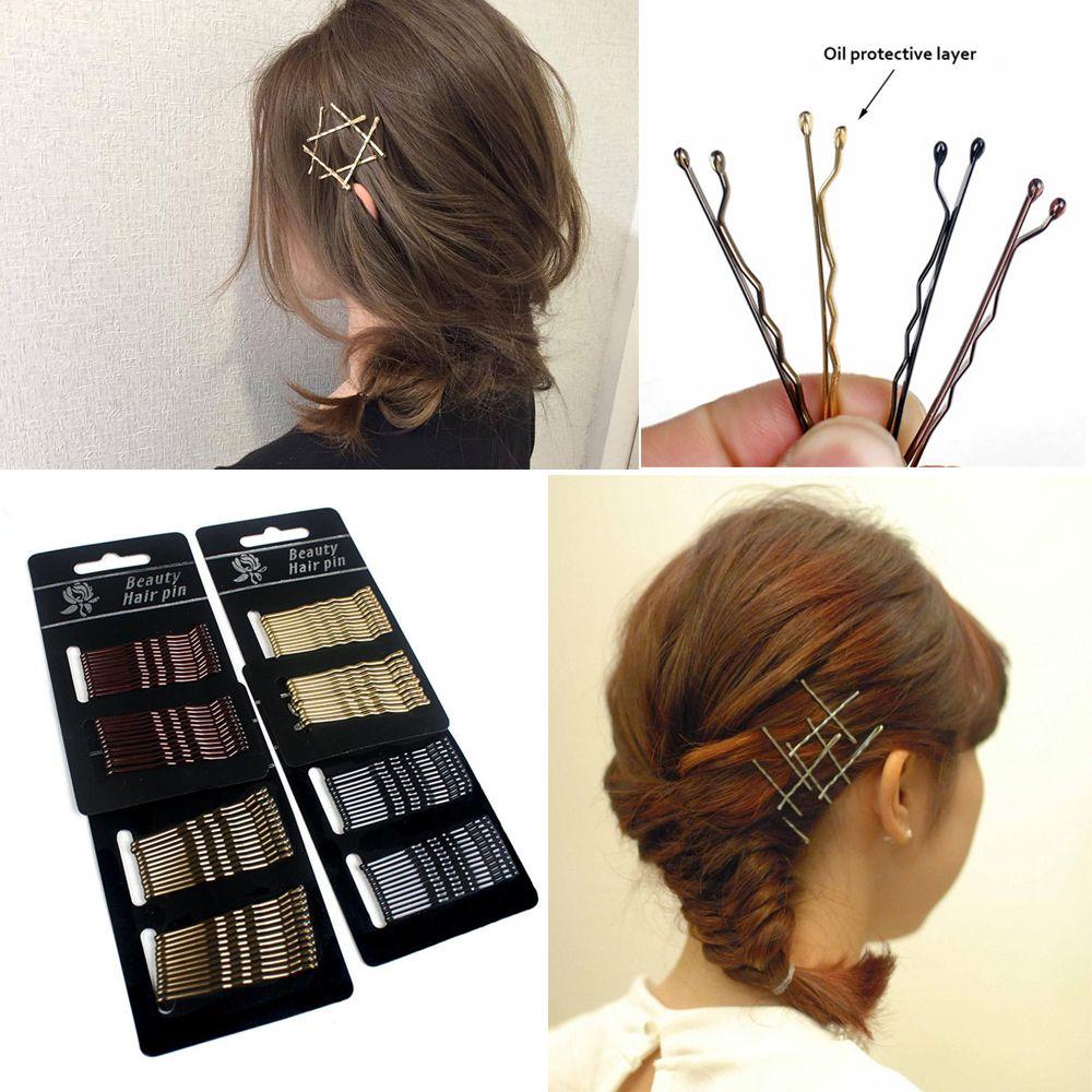 1Set(24PCS) Fashion Wave Salon Barrette Hairpin Hair Styling Clip Bobby Pin
