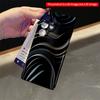 2DFlat Samsung phone case Fluid Motion Black Waves Phone Case Applicable to Galaxy S23 S24 S25ULTRA S26 A12 A14 A15 A16 A54 A55