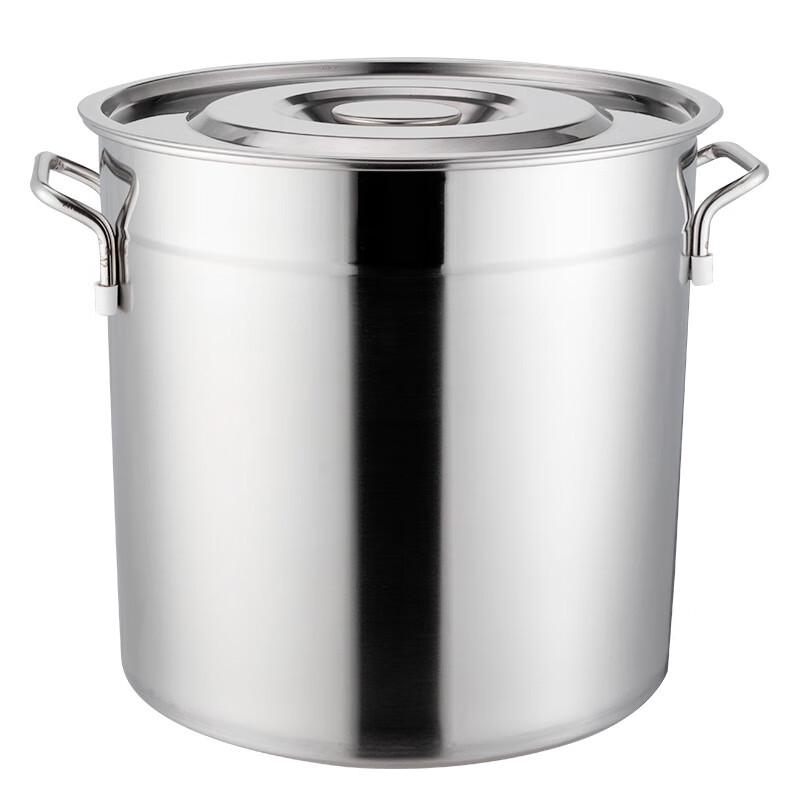 Коммерческая индукционная кастрюля для супа Liansheng из нержавеющей стали 201 с крышкой