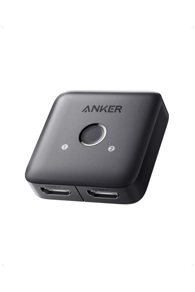 Anker HDMI Switch 4K Двунаправленный селектор Совместимый с контентом 4K HDR 3D HDMI Дистрибьютор Switch MacBook Switch Xbox (Выход 2-в-1, HDMI) Про/Эйр 360,