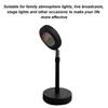 USB Button Sunset Projector Lamp Led Night Light Home Coffe Shop Background Wall Home Decoration Color Lamp