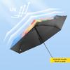 Mini Women's Umbrella Light Sun Rain Portable Pocket Anti-UV Umbrella Women  Oil Painting Umbrella