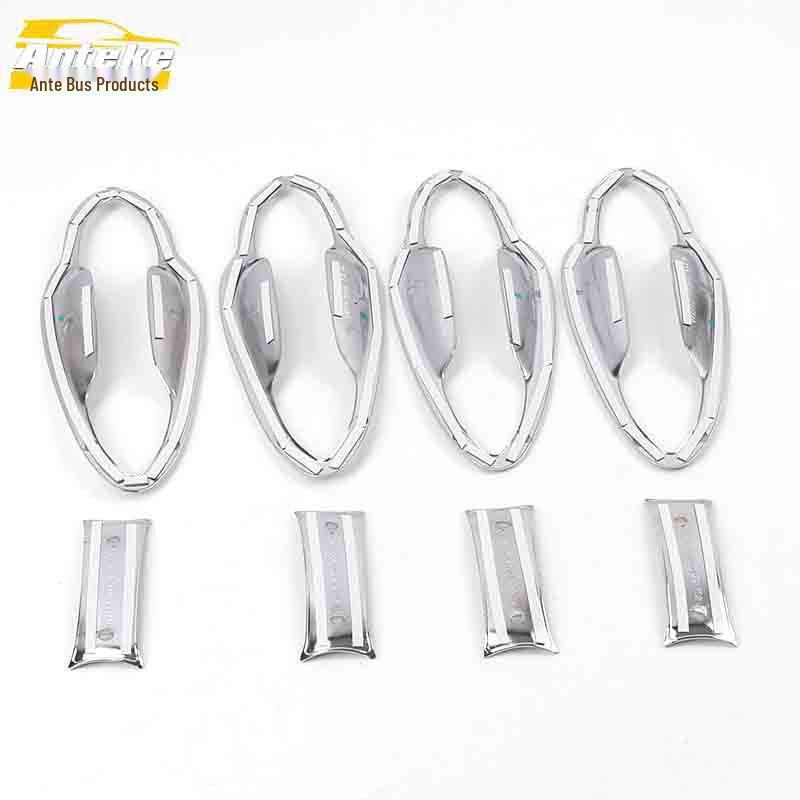 Cheetah CS10 Door Handle Bowl Ring: Electroplated Scratch-Resistant Decorative Sticker Accessories