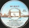 7-дюймовая пластинка WINGS - With A Little Luck R6019 Parlophone 1978 UK Rock Б/у