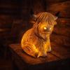 Popular Highland Cow Resin Lamp Ornament
