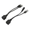 12V POE Splitter Adapter Stable Easy To Install Plug and Play Waterproof POE Splitter Adapter Male Female for IP Camera