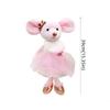 Sleeping Dressing Mouse Dolls Home Decor Stuffed Mouse Girls Toy Ballet Mouse Plush  Kids Toys