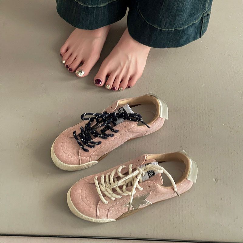 Niche Sports Shoes Autumn and Winter Versatile Retro German Training Shoes Star Small Dirty Shoes Women's Soft Bottom Casual Board Shoes Women's Tide