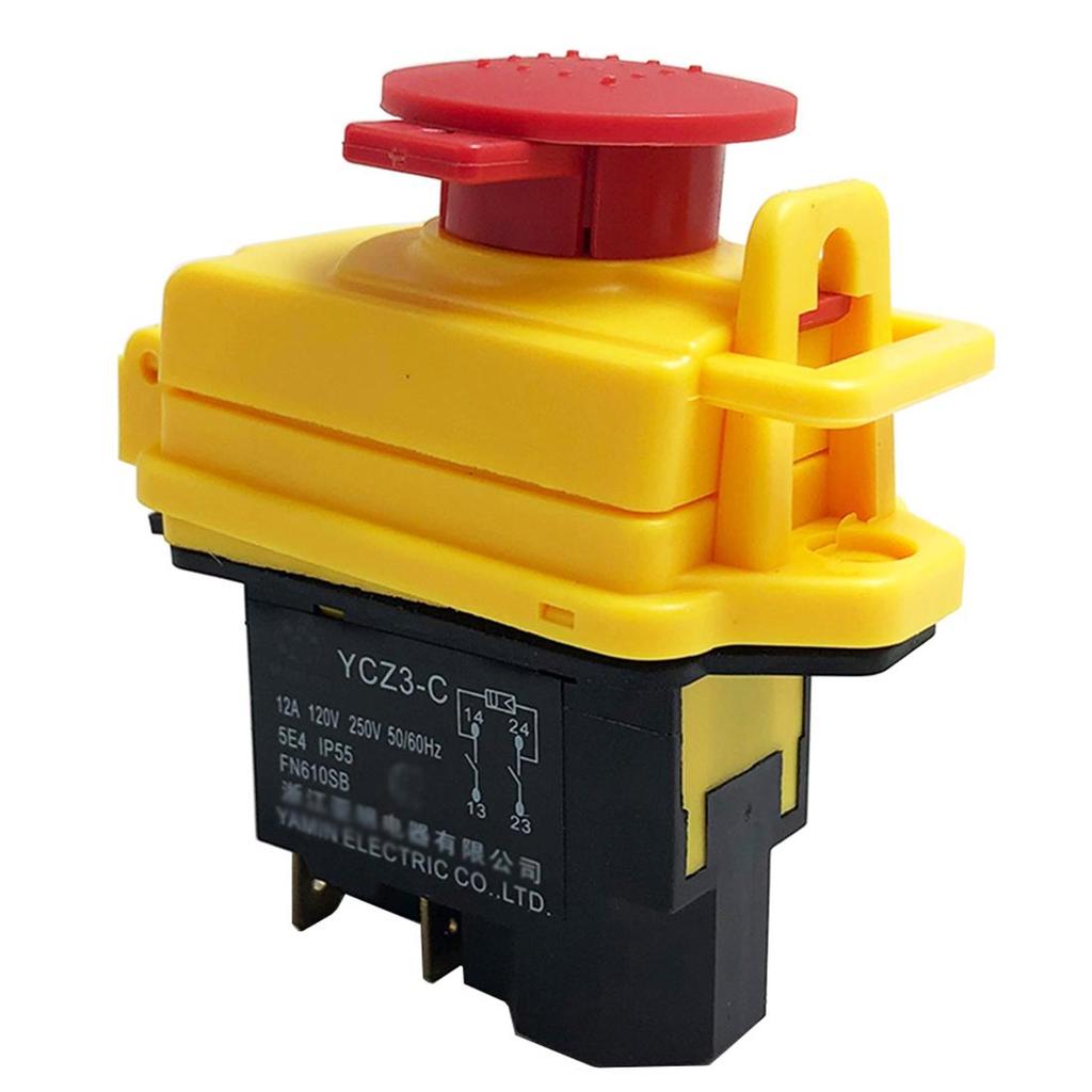 Электромагнитный переключатель SPST водонепроницаемый мгновенный кнопочный переключатель YCZ3-C 5 контактов вкл. выкл. 2 положения