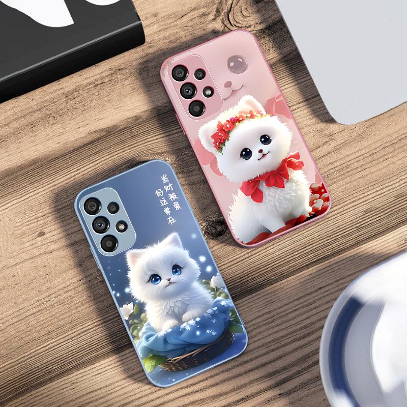 Милая маленькая собачка зеленая для Samsung Galaxy S10 4G S20 11E 30 S21 21Fe 22 S24 Pro S23 Ultra 5G S8 S9 Чехол для телефона из закаленного стекла